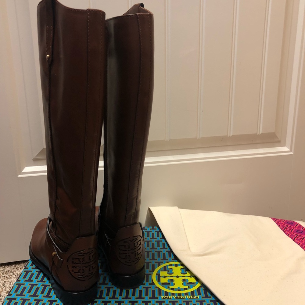 Tory Burch Rustic Brown Jolie Riding Boot!!